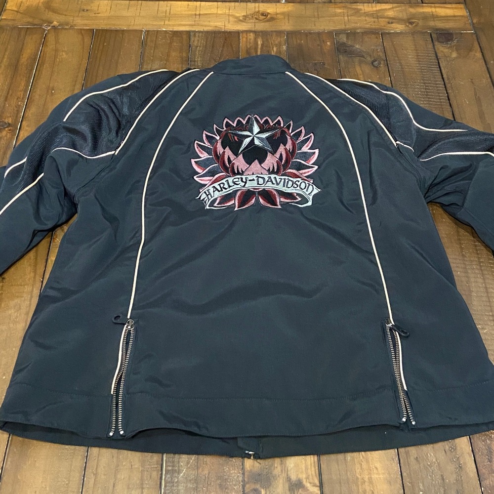 Harley-Davidson Pink Convertible 2-in-1 Mesh Riding Jacket 97325-10VW 1W Plus‎